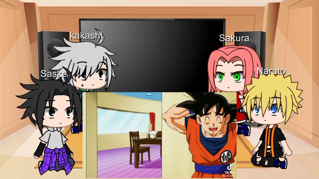 Naruto reaciona a goku
