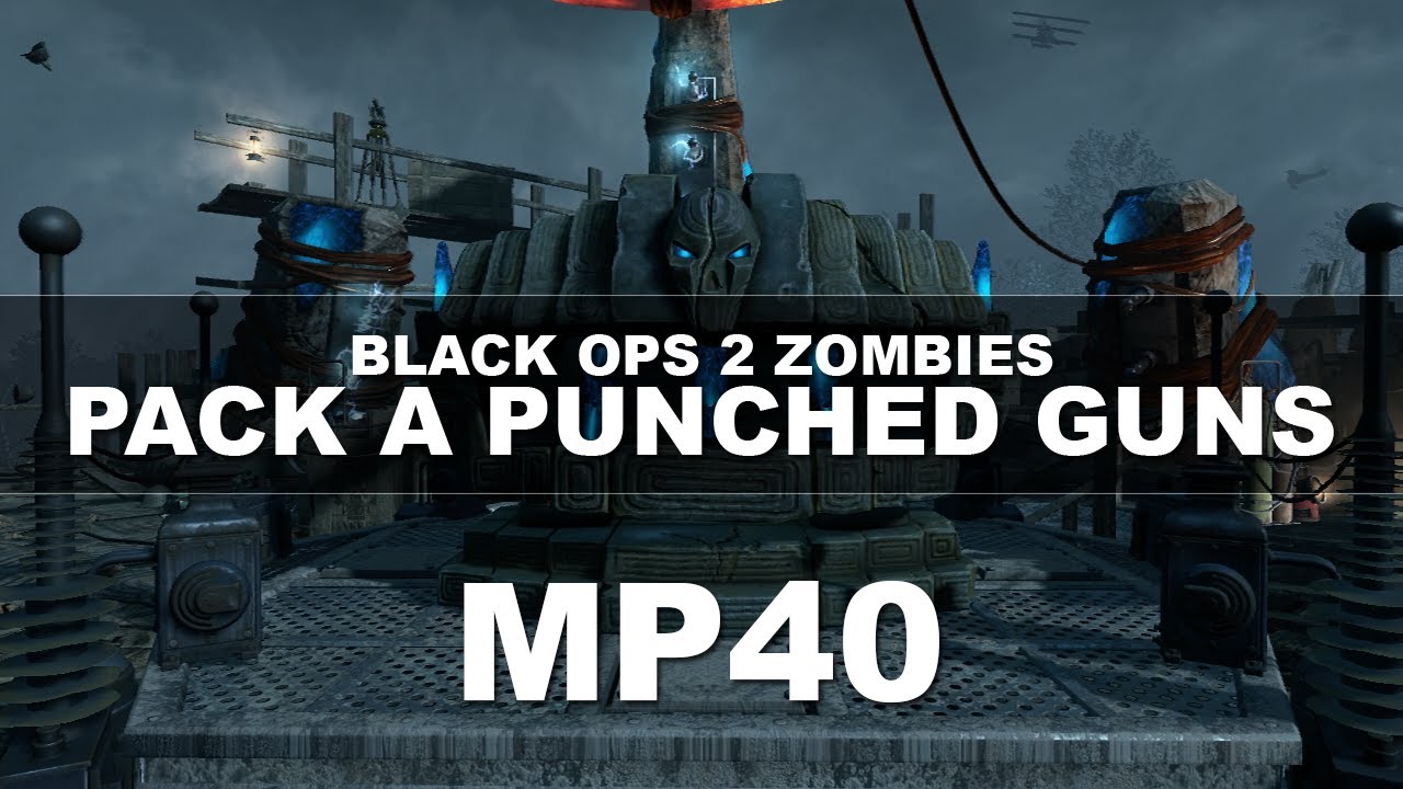 Black Ops 2 Zombies: Pack A Punched Guns | MP40/THE AFTERBURNER