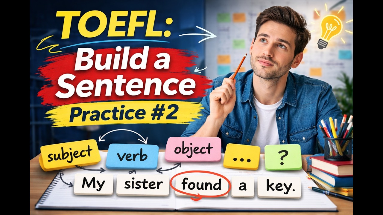 TOEFL: Build a Sentence Practice #2 : 文を作る練習 #2