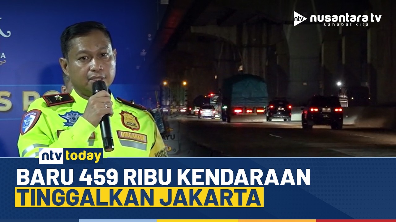 Korlantas Polri Mencatat 459 Ribu Kendaraan Tinggalkan Jakarta | NTV TODAY