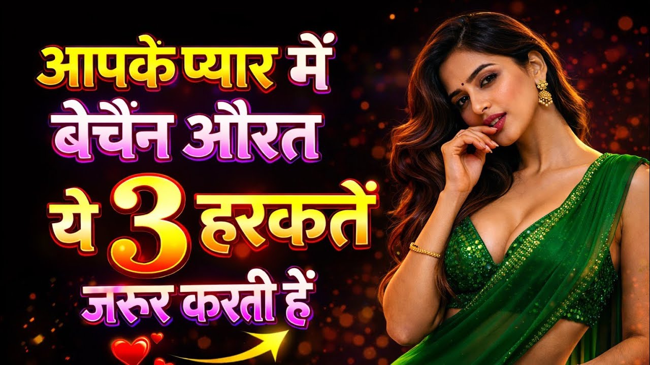 जब औरत आपके प्यार में तड़पने लगे तो ये 3 संकेत छुपा नहीं पाती | Female Psychology Hindi