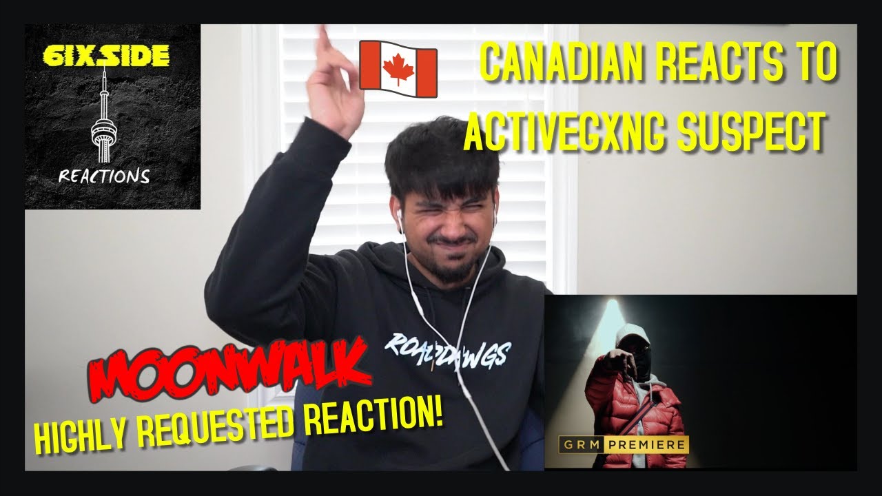 CANADIAN REACTION TO Suspect (Active Gxng) - Moonwalk [Music Video] | GRM Daily