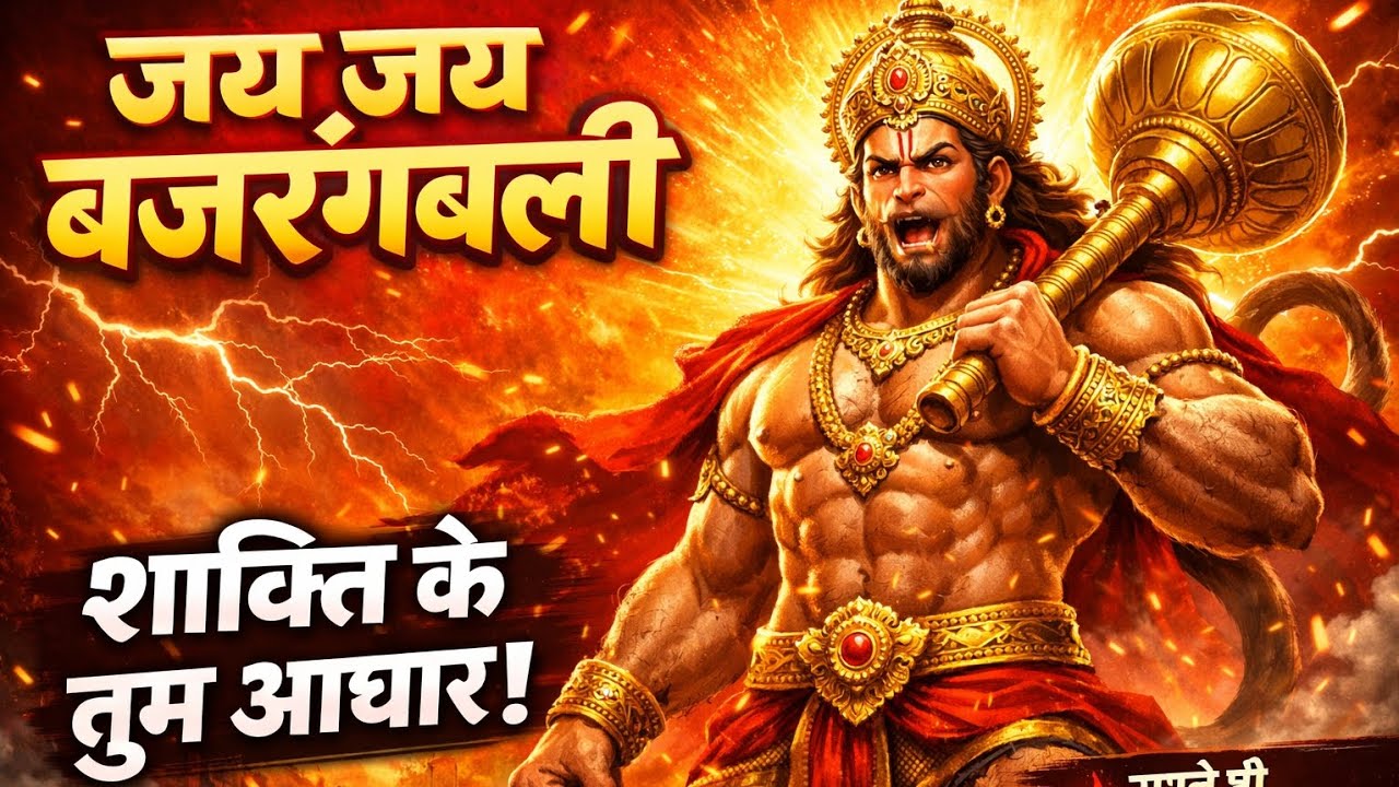 जय जय बजरंगबली 🚩 New Trending Hanuman Bhajan 2026 #hnumanji #ram 