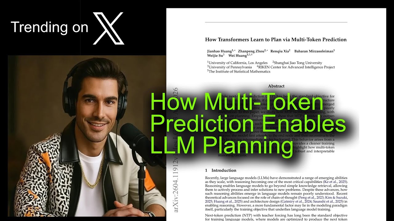 How Multi-Token Prediction Enables LLM Planning