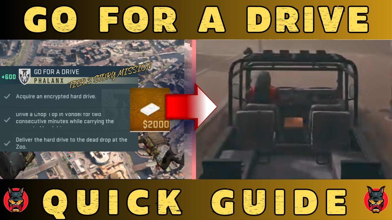 Go For A Drive  Season 4 DMZ Quick Mission Guide: Phalanx Tier 3 Story Mission