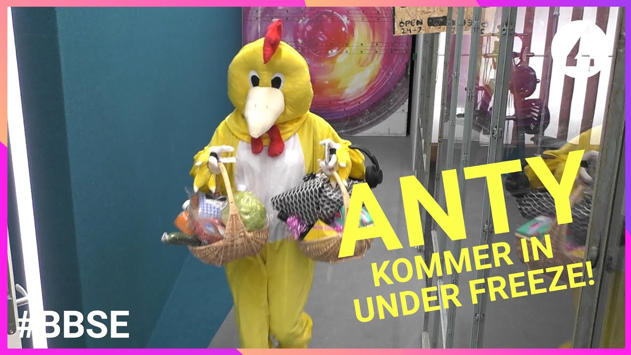 H&auml;r kommer Anty in som p&aring;skkyckling under FREEZE!