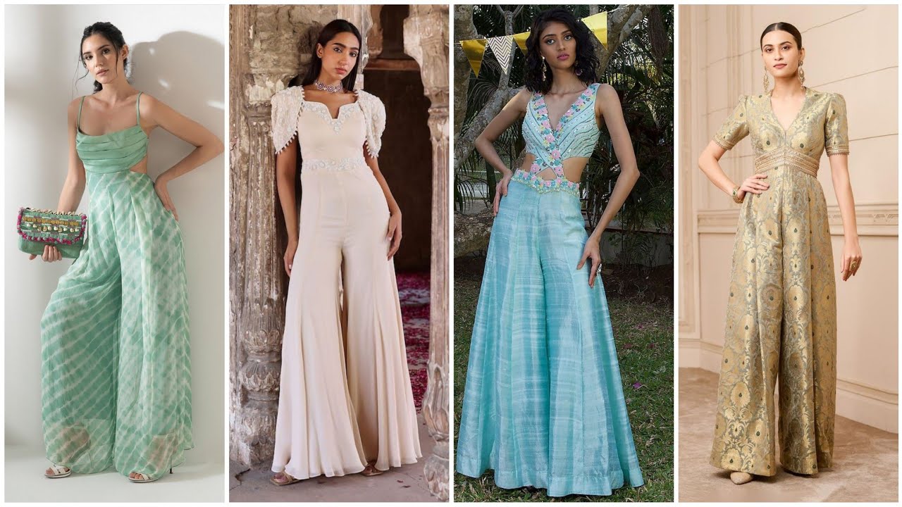 Try these jumpsuit collections on this wedding season ||Indian Jumpsuit Designs || Fashion Friendly