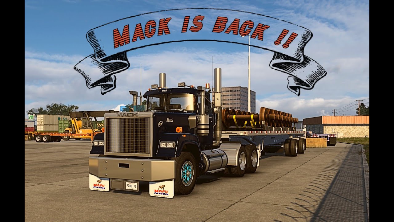 SHES BACK!!! Mack Superliner V8 (ATS) Elgato head cam pov.