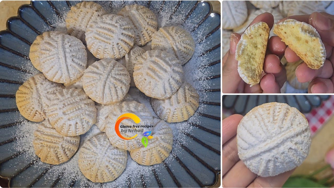 اسهل طريقه كحك العيد خالى من الجلوتين مظبوط بأدق التفاصيل