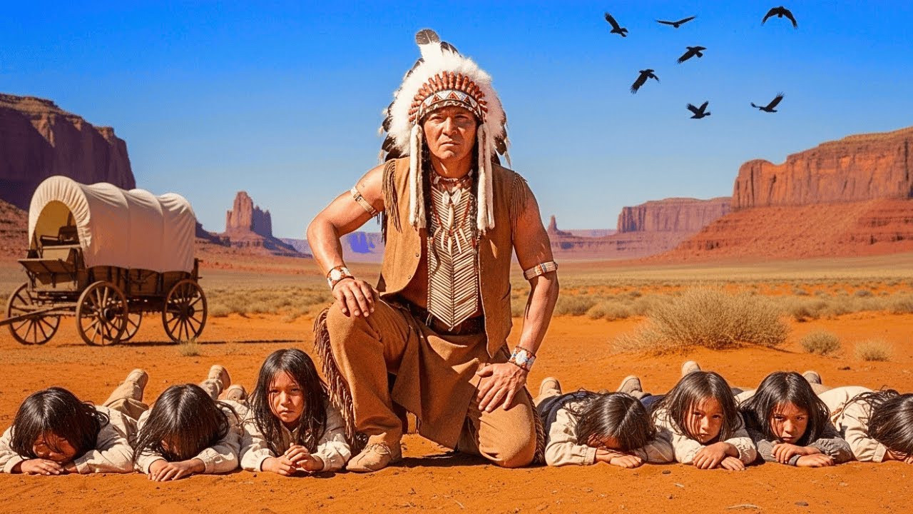 YALNIZ APAÇİ, ÇÖLDE TERK EDİLMİŞ 8 ÇOCUK BULDU. VE İNANILMAZ BİR ŞEY YAPTI