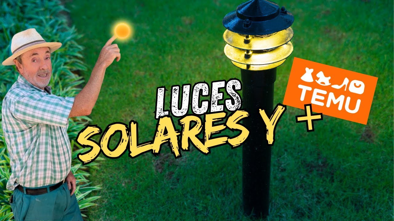 💡 LUCES SOLARES PARA DECORAR JARDINES de TEMU ☀️ 