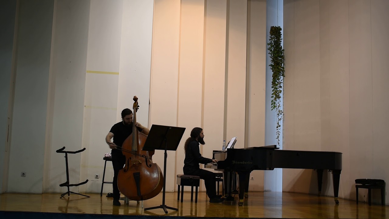 K. Dillmann - Sonata for Contrabass and Piano e-moll. Dejan Ichev (Contrabass), Dushko Ichev (Piano)