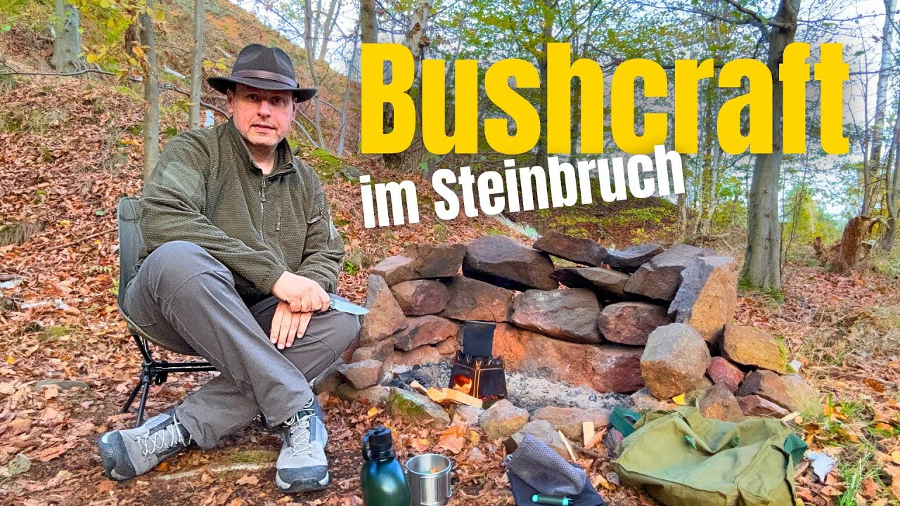 Lagern im Herbstwald 🌲🌳🌲🔥🪓
