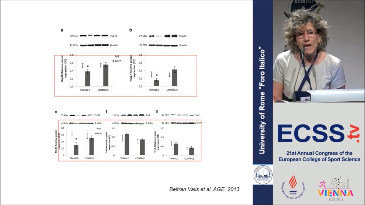 Exercise in cachexia: the role of redox homeostasis - Prof Caporossi