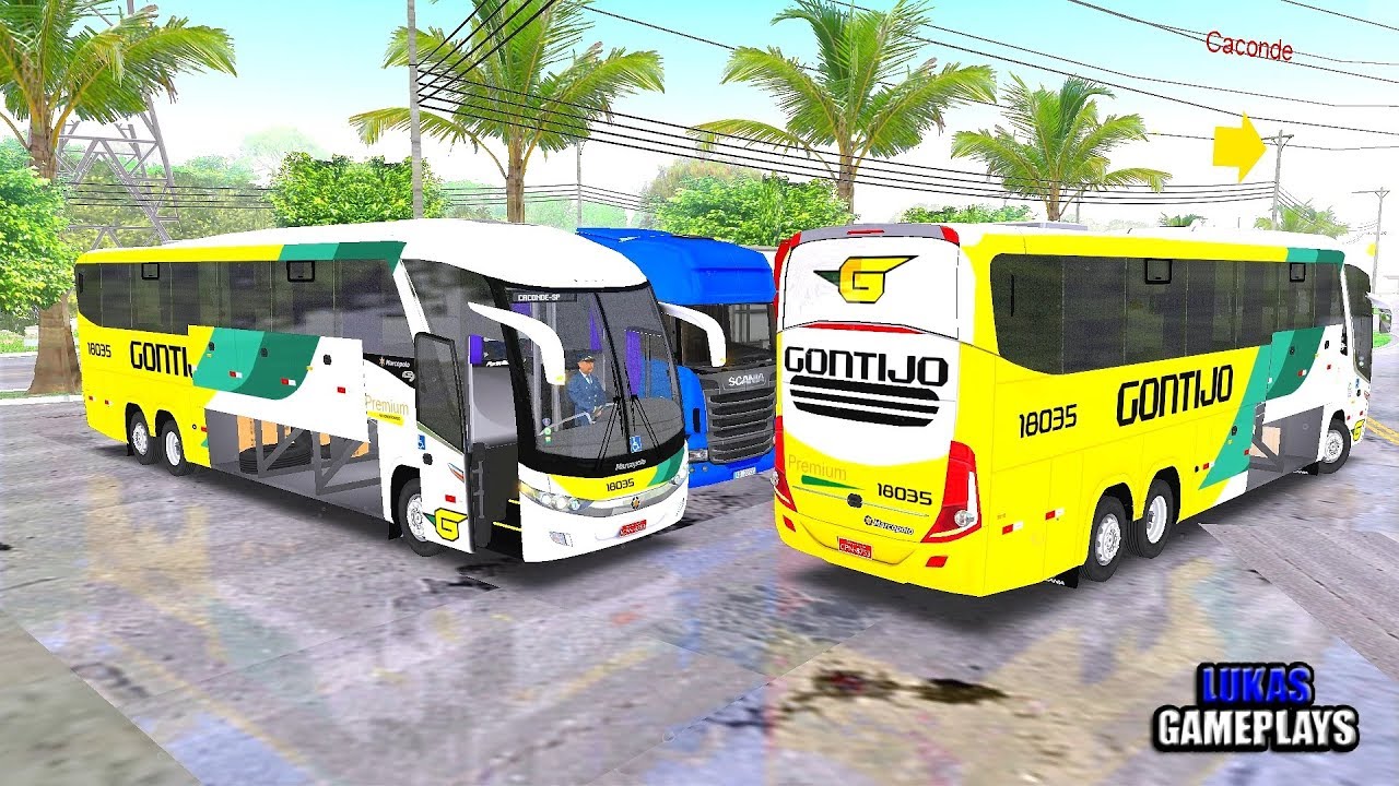 🔴[OMSI 2] Marcopolo G7 1200 Scania K380 +G27 - Mapa SP Brasil LC95