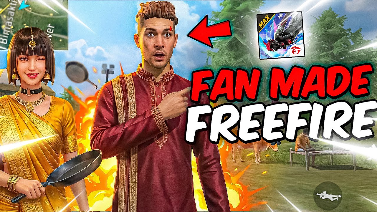 I Tried FAN-MADE FREE FIRE for 24 hours FREEFIRE INDIA ??