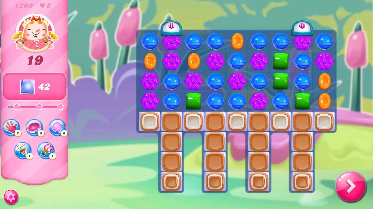 Candy Crush Saga LEVEL 1209 NO BOOSTERS (new version)🔄✅