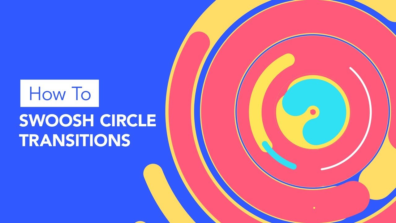 After Effects tutorial | EASY Swoosh circle transitions