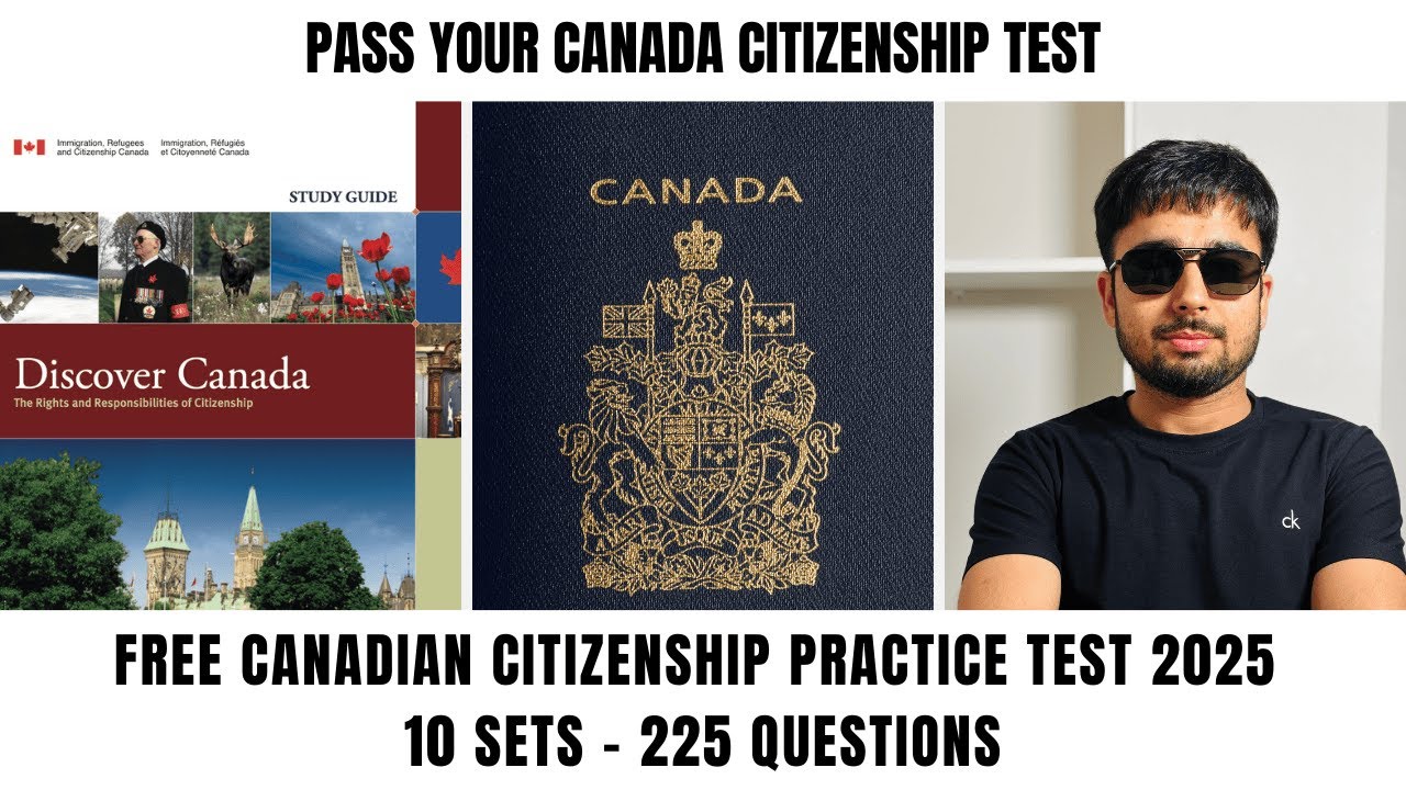 How to pass Canada Citizenship Test 2025 | Complete Preparation Guide | Questions, Test Format