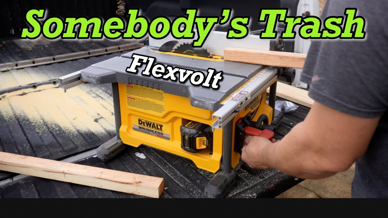 DeWALT 60v Flexvolt Table Saw…Ours Broke