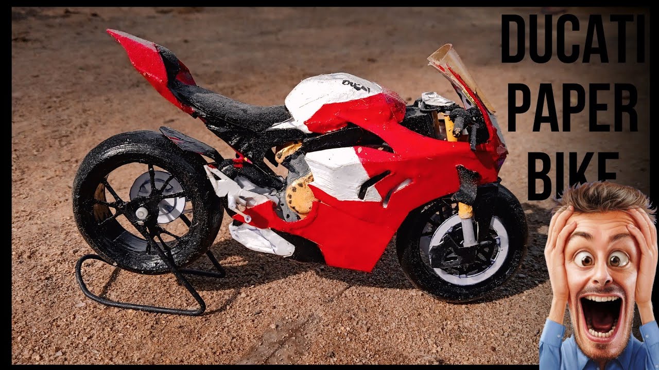 DUCATI  PANIGALE v4 - How to making for bike paper and cardboard