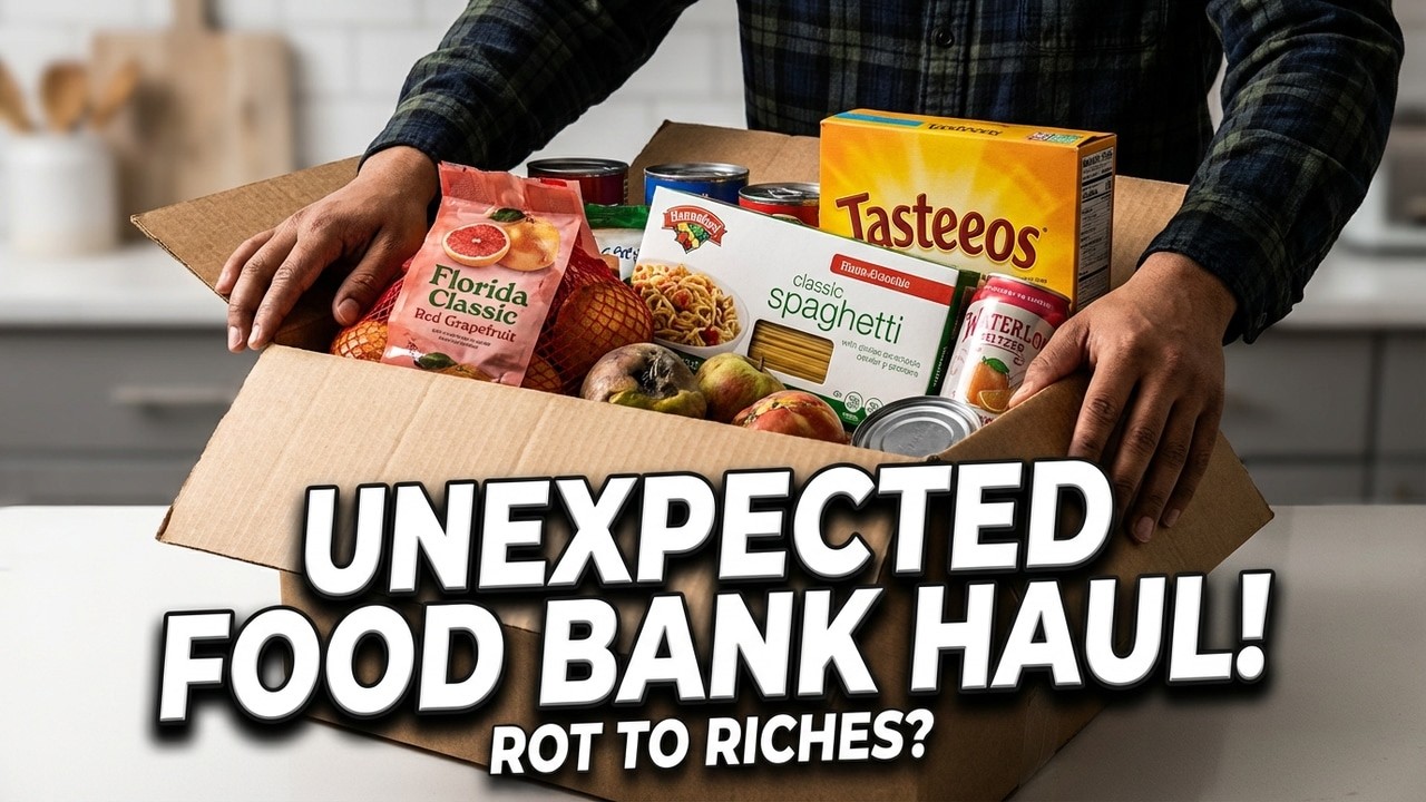 Неожиданная добыча из продовольственного банка! 😲 Что внутри? (Испорченное или пригодное?)