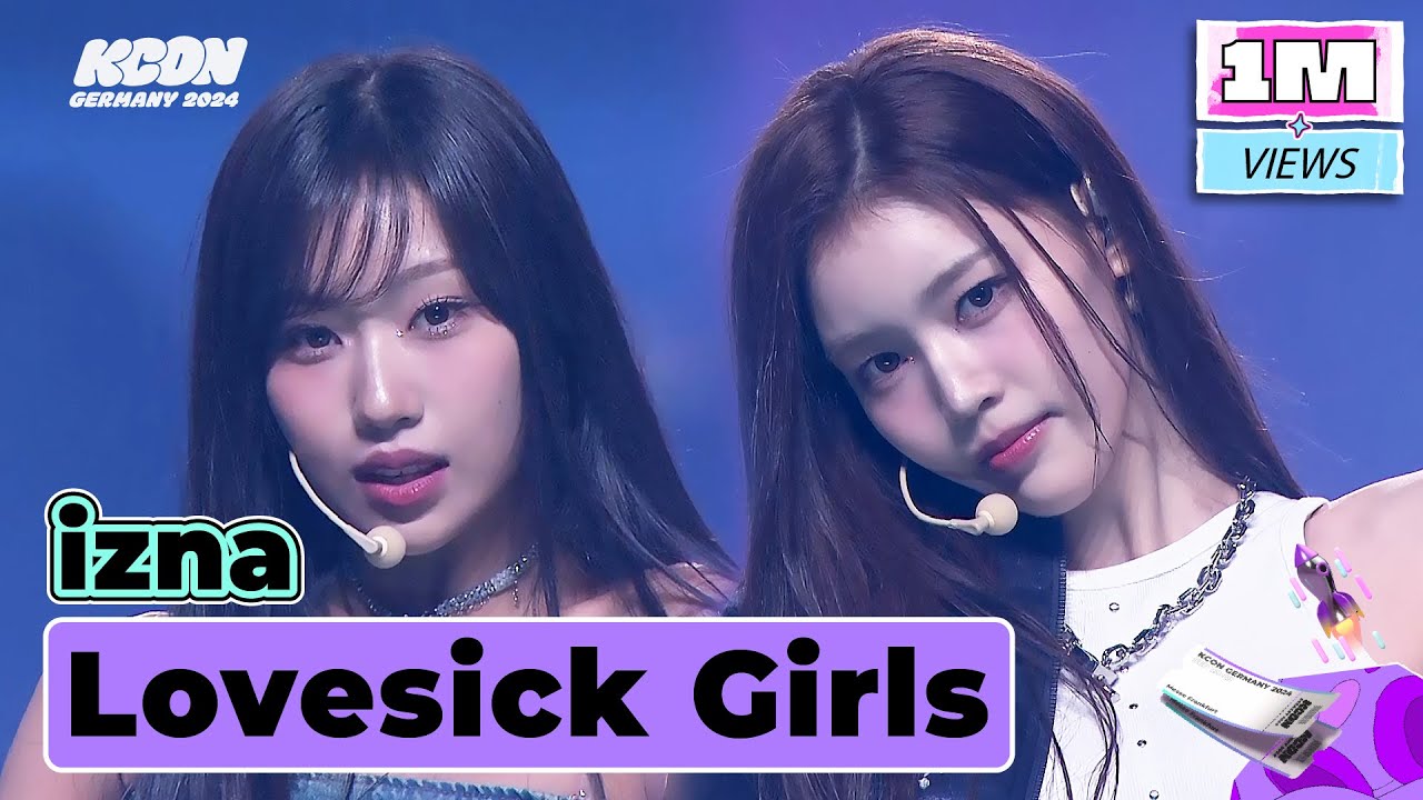 [KCON GERMANY 2024] izna (이즈나) - Lovesick Girls (원곡: BLACKPINK) | Mnet 241031 방송