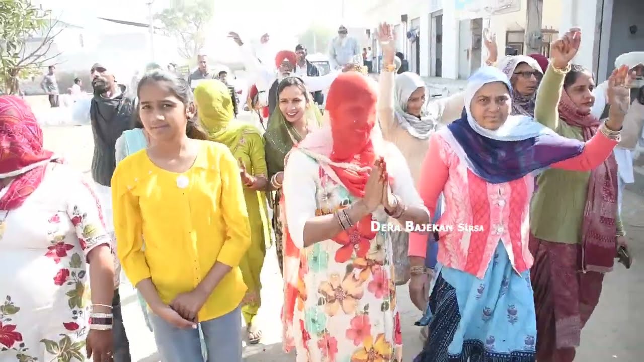 Baba जी Welcome। पूज्य परम् संत गुरदयाल जी का गन्धेली राजस्थान की संगत ने घोड़ो पर बैठा कर स्वागत 