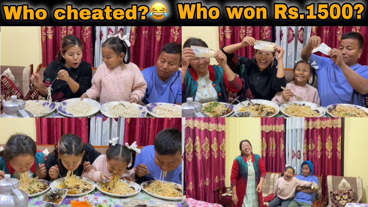 FAMILY SANGA SUKUTI THUKPA CHALLENGE 🤩WITH PUNISHMENT 🤣