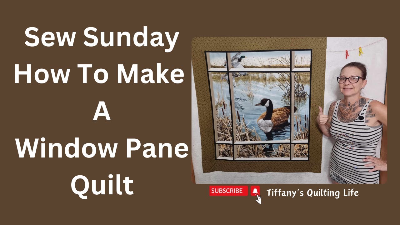 Sew Sunday 8/4/24 Another Attic Window Panel Quilt Idea 😊