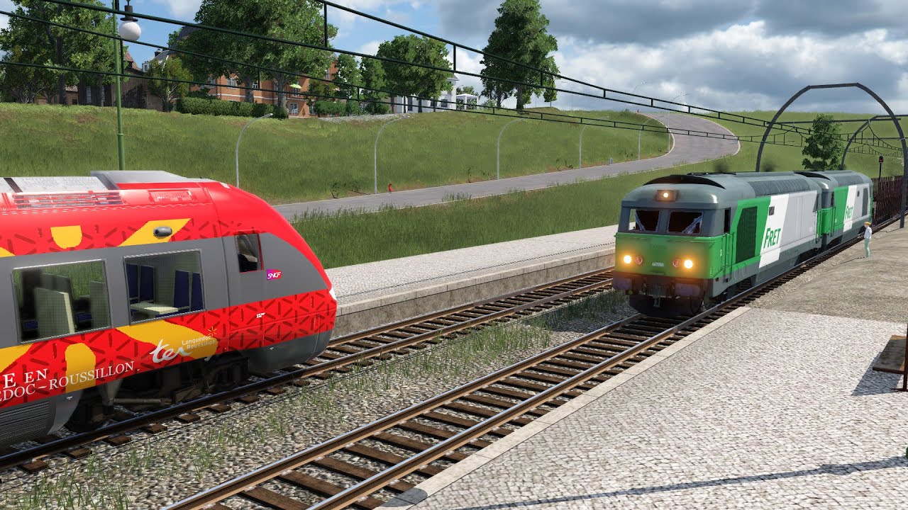 Transport Fever 2 : Mise en Place des TER et Fret + Cab ride ! Episode 74