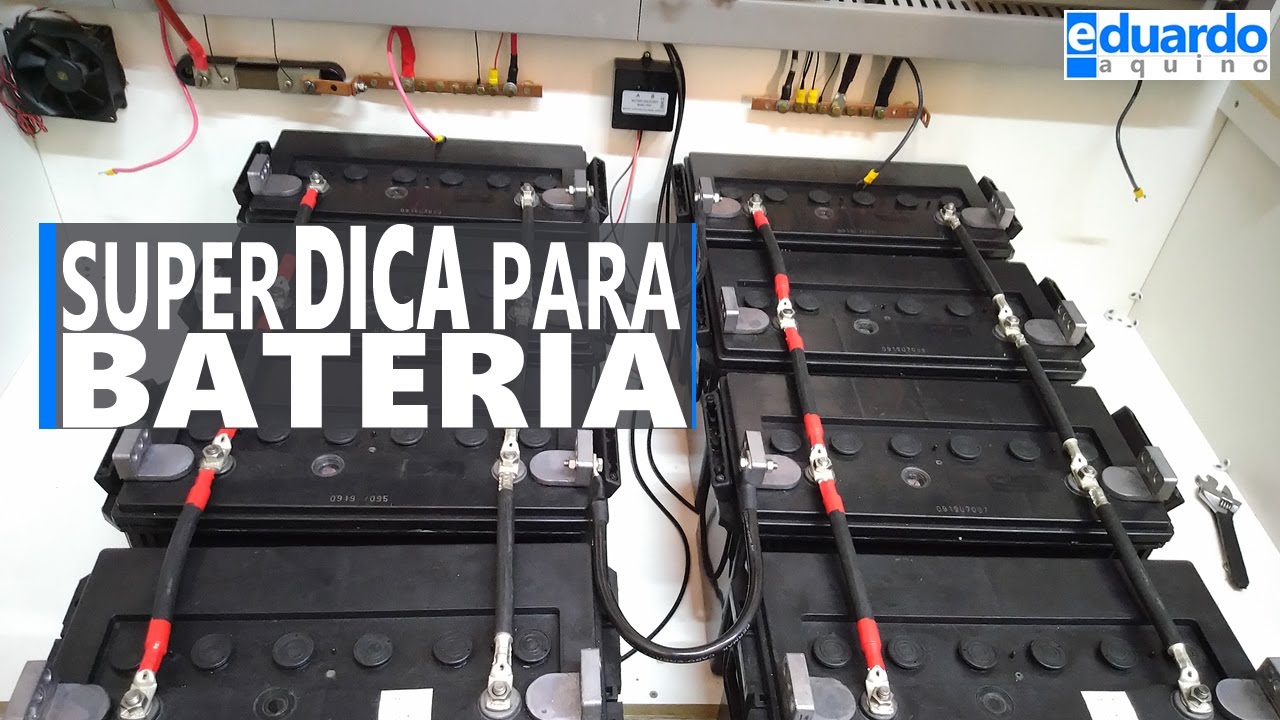 COMO AUMENTAR VIDA ÚTIL DAS BATERIAS | Eduardo Aquino
