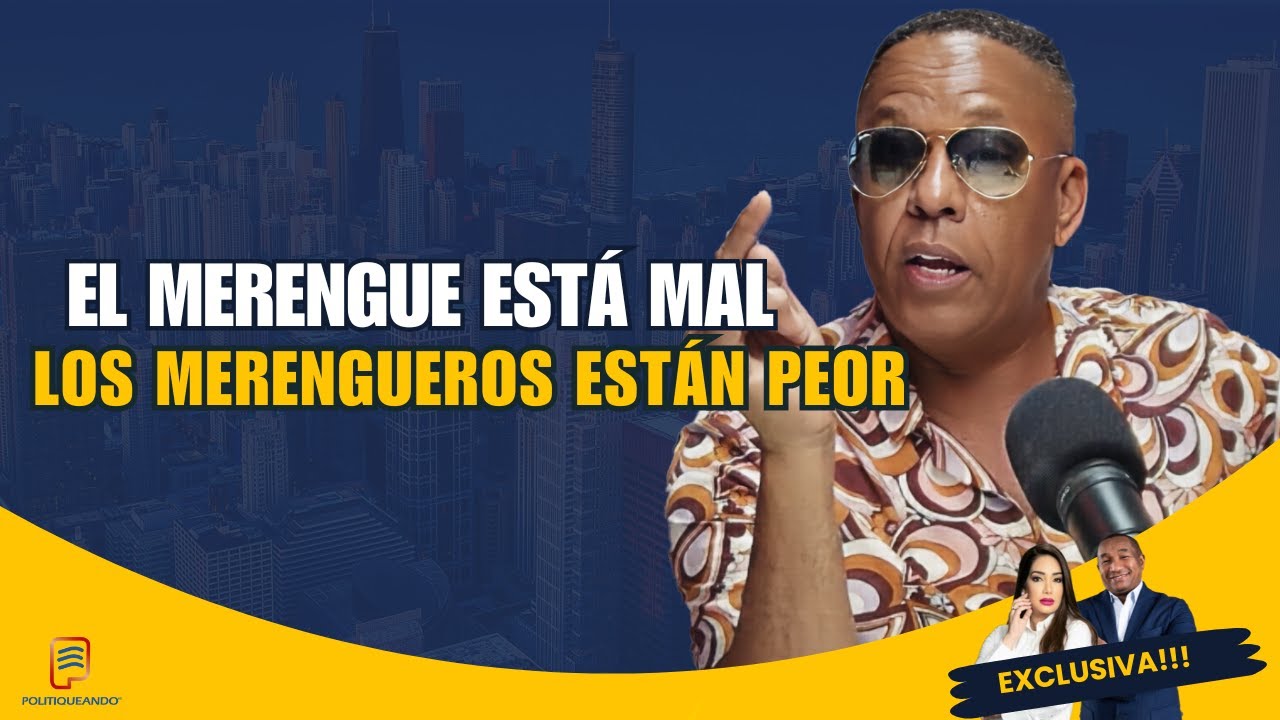 KOQUII ACOSTA: EL MERENGUE ESTÁ MAL, PORQUE LOS MERENGUEROS ESTÁN PEOR! EN POLITIQUEANDO RD