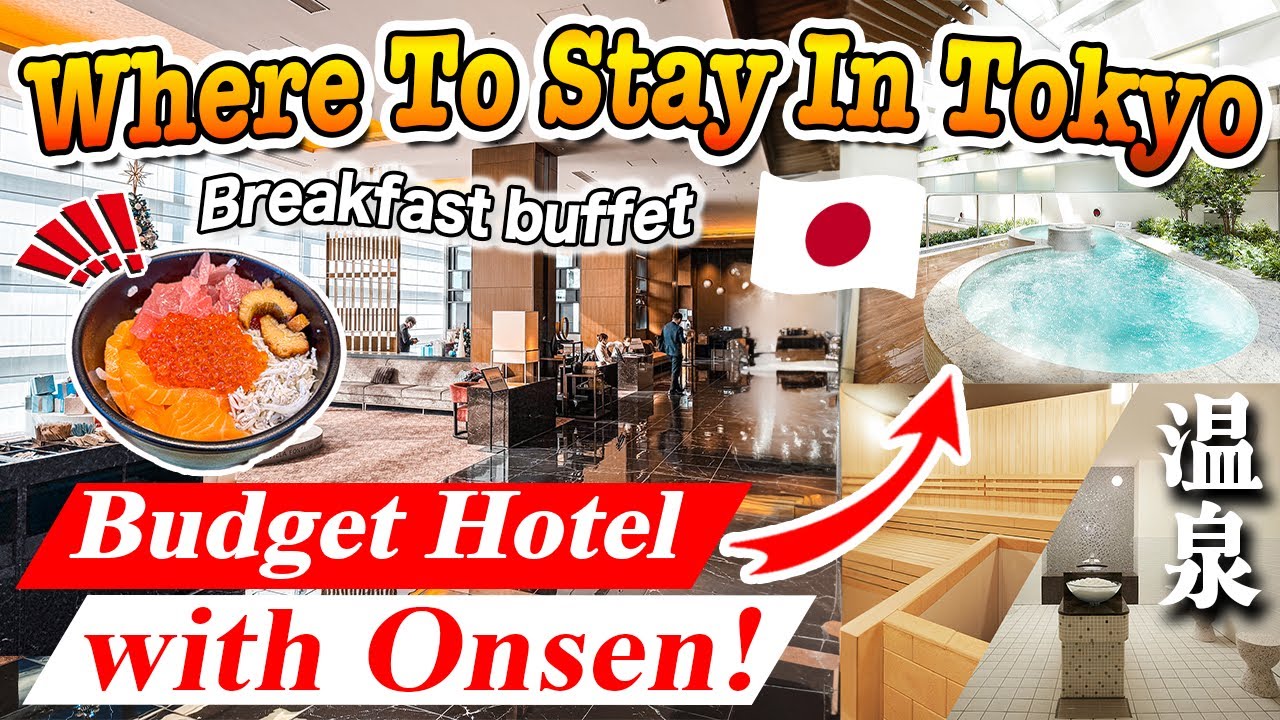 BEST CHEAP HOTEL IN TOKYO WITH ONSEN spa❗️Villa Fontaine Grand Tokyo Ariake Review｜Buffet＋Gym