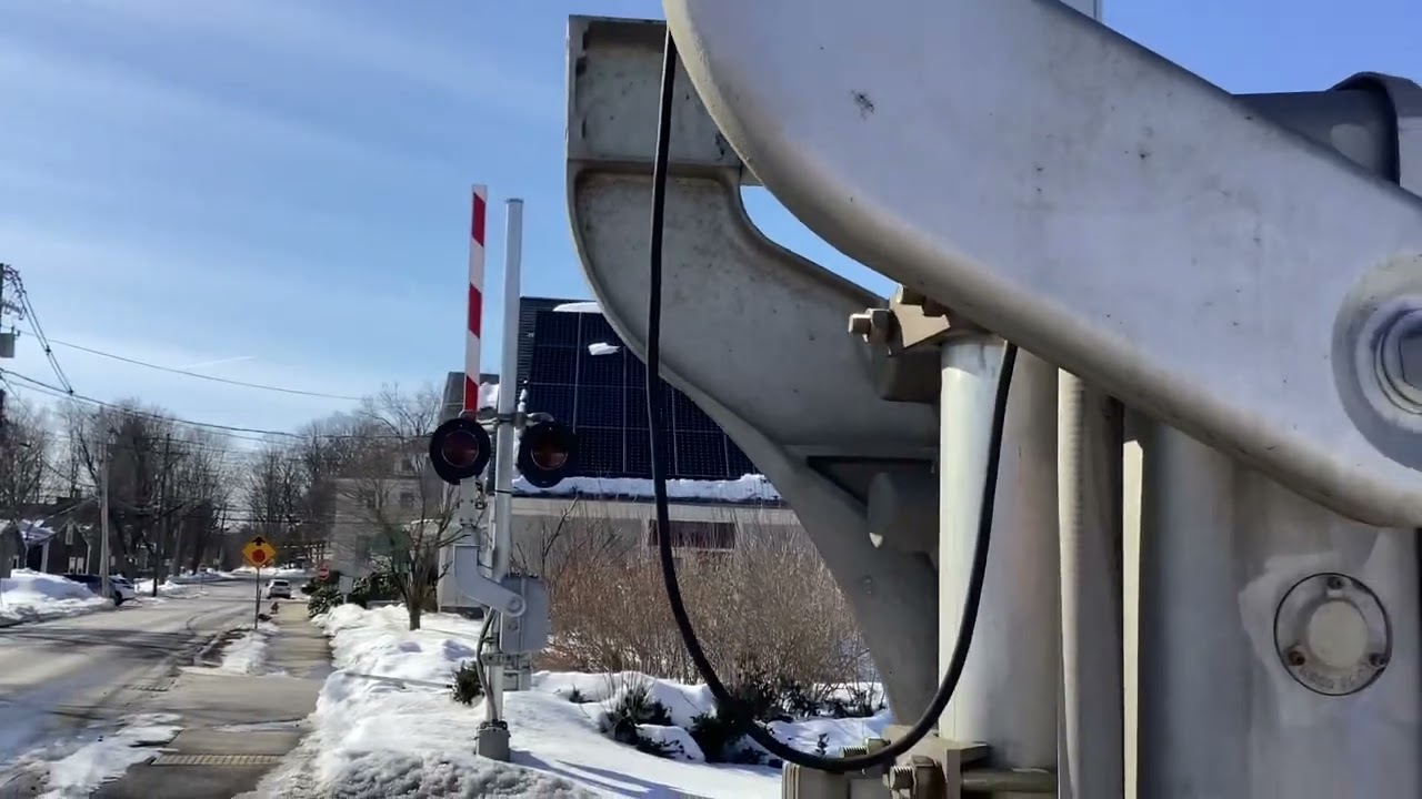 Arlington Street Railroad Crossing, Acton, MA (West Side) Video 1