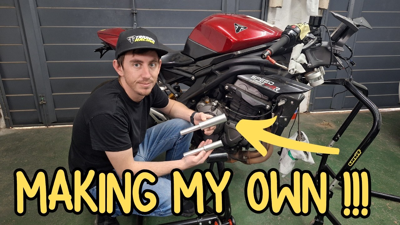 Изготовление фиксатора стойки Axel Paddock для моего Triumph Speed ​​Triple 1200RR