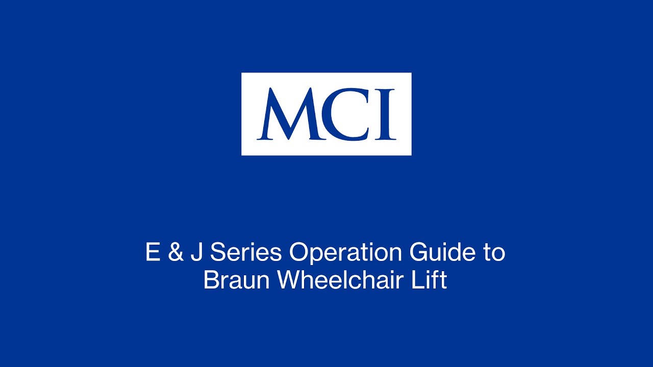 MCI® J4500 & E4500 Braun Wheelchair Lift Operation Video