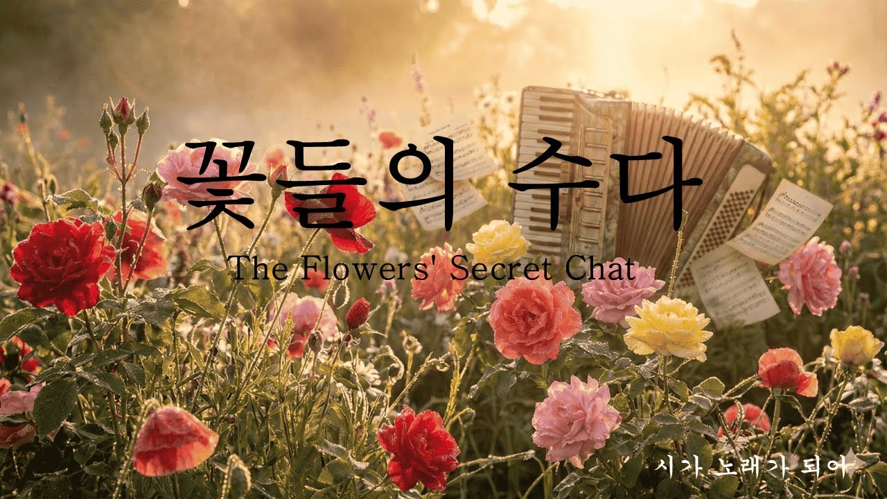 [K-Acoustic Ballad] 꽃들의 수다 (Tango Ver.) | Whispers of the Flowers | Original Poem | Healing Music