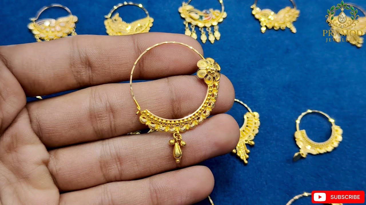 New collections of nathiya/wt 1-3 gm 18k huid #gold #newdesign #goldjewellery