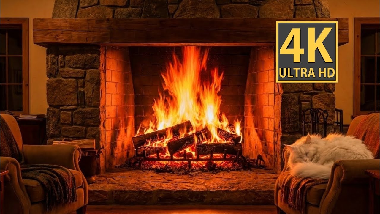 🔥 Ultra Relaxing Fire ASMR 🔴 LIVE (No Music). Dark Crackling Flames for Sleep