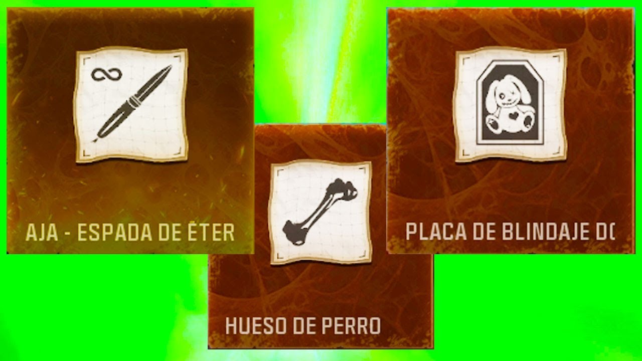ASI SE DESBLOQEUAN LOS ESQUEMAS DEL HUESO DEL PERRO LA ESPADA DEL ETER Y LAS PLACAS EN MW3 ZOMBIES