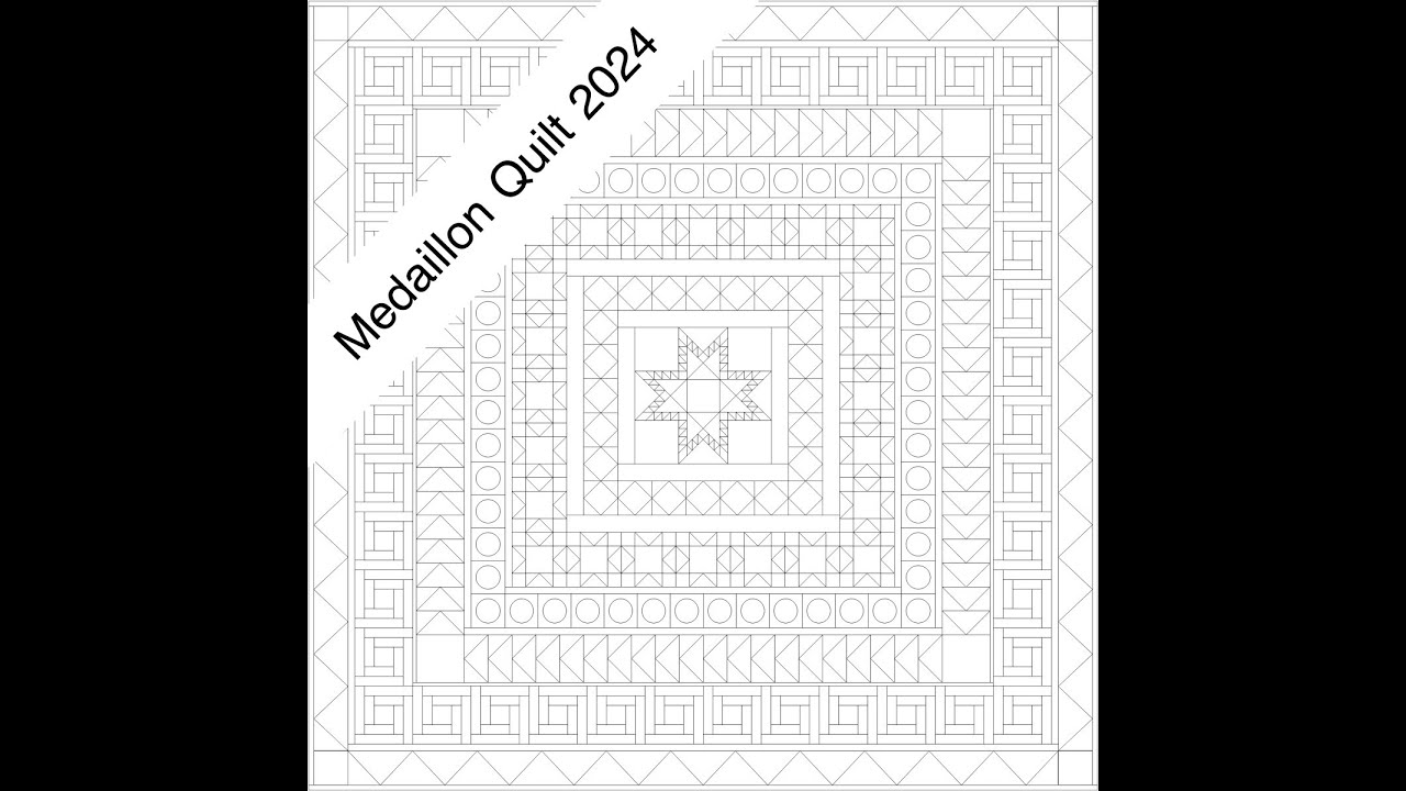 Medaillon Quilt 2024 - Wir starten heute ⭐️🧵⭐️