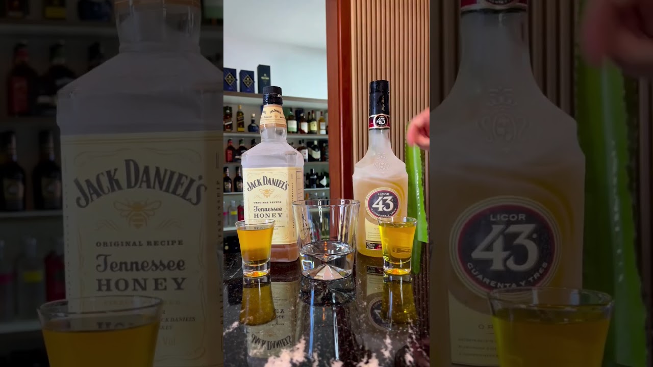 Receita Com Licor 43 - Aprenda a Fazer o Drink Honey 43 #shorts #drink