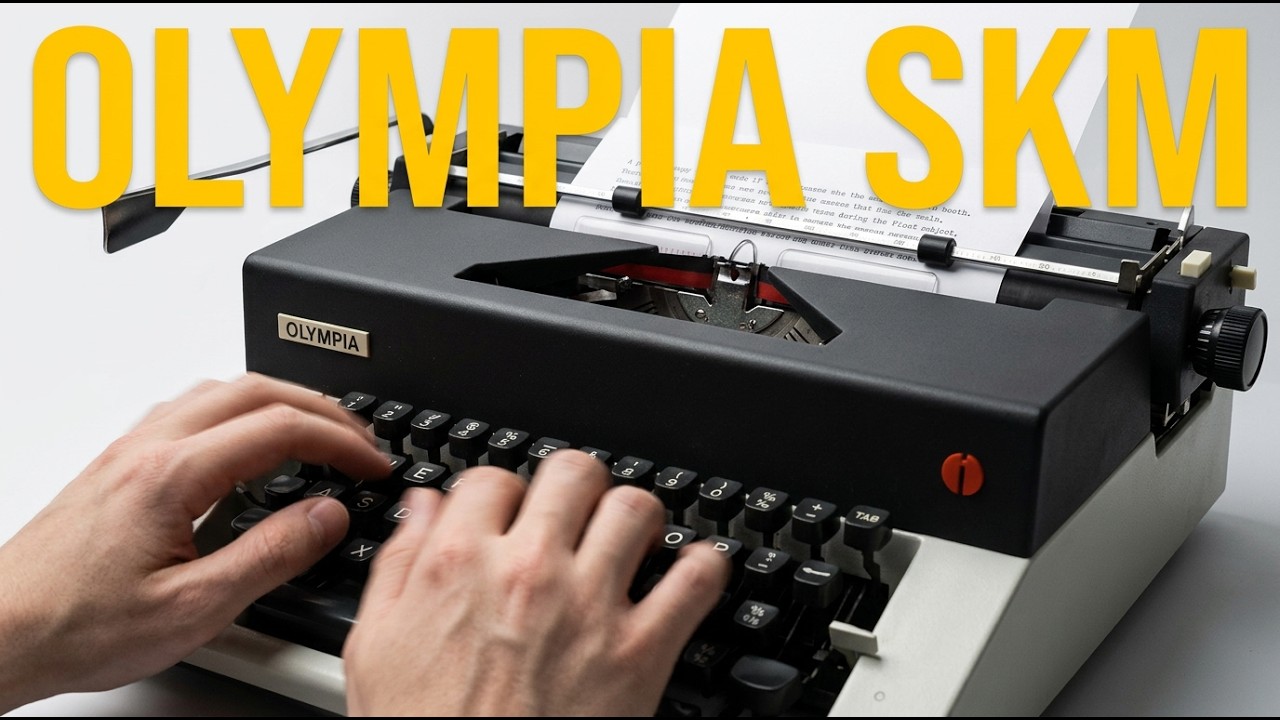 Обзор пишущей машинки Olympia: SKM