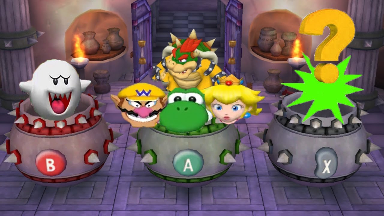 Mario Party 5 - All Minigames Battles - Boo vs Yoshi vs Wario vs Peach (Master Cpu)