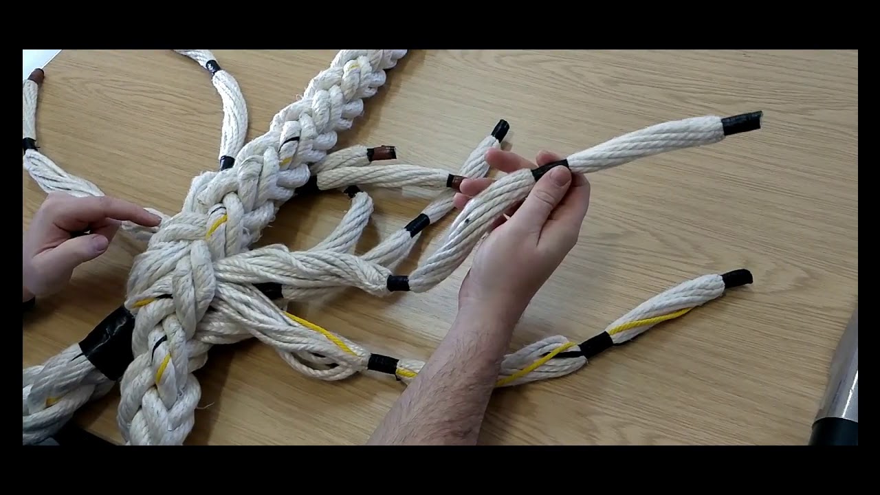 ROPE SPLICING WITH 8 STRANDS| Seamanship Techniques