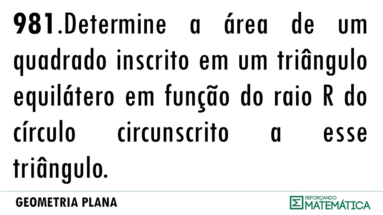 C19. ÁREAS DE SUPERFÍCIES PLANAS [981]