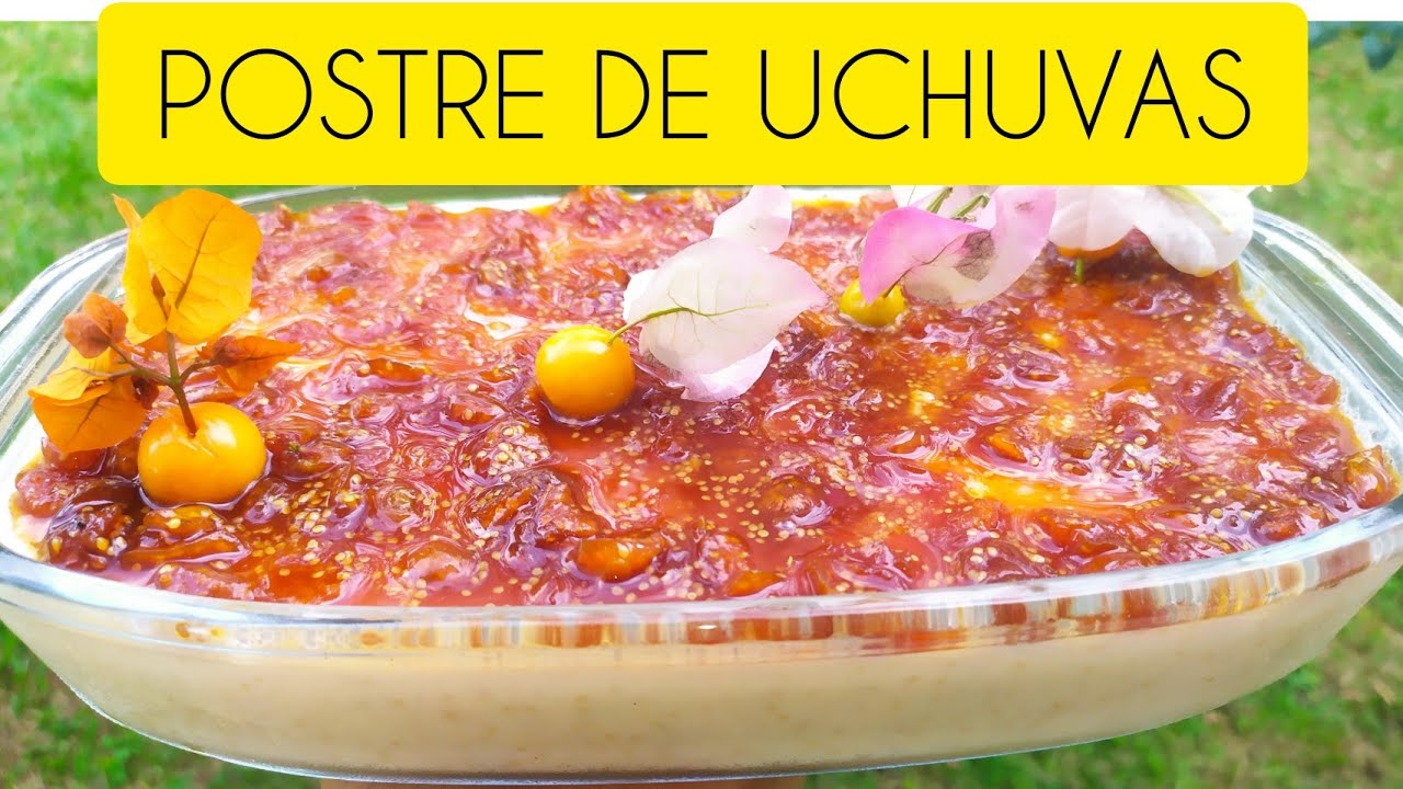 POSTRE DE UCHUVAS CON QUESO CREMA 😲🧡 | AGUAYMANTO