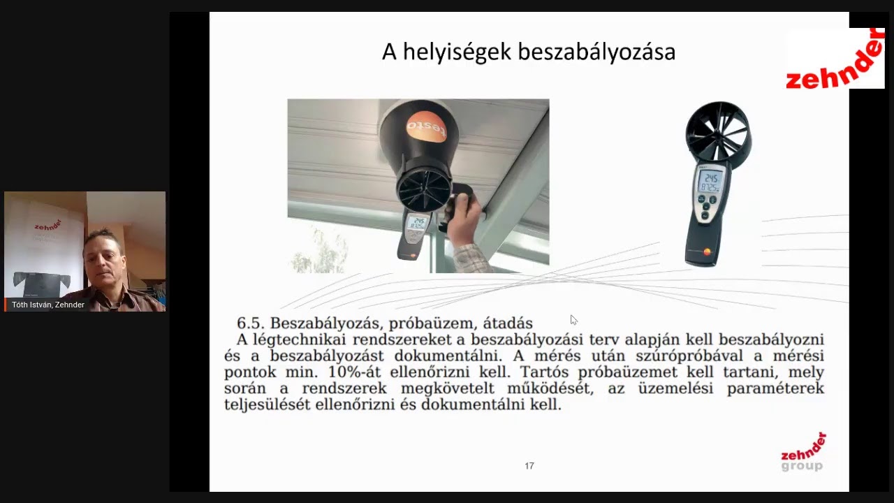 Szellőztető rendszer méretezési kérdések, gépválasztás
