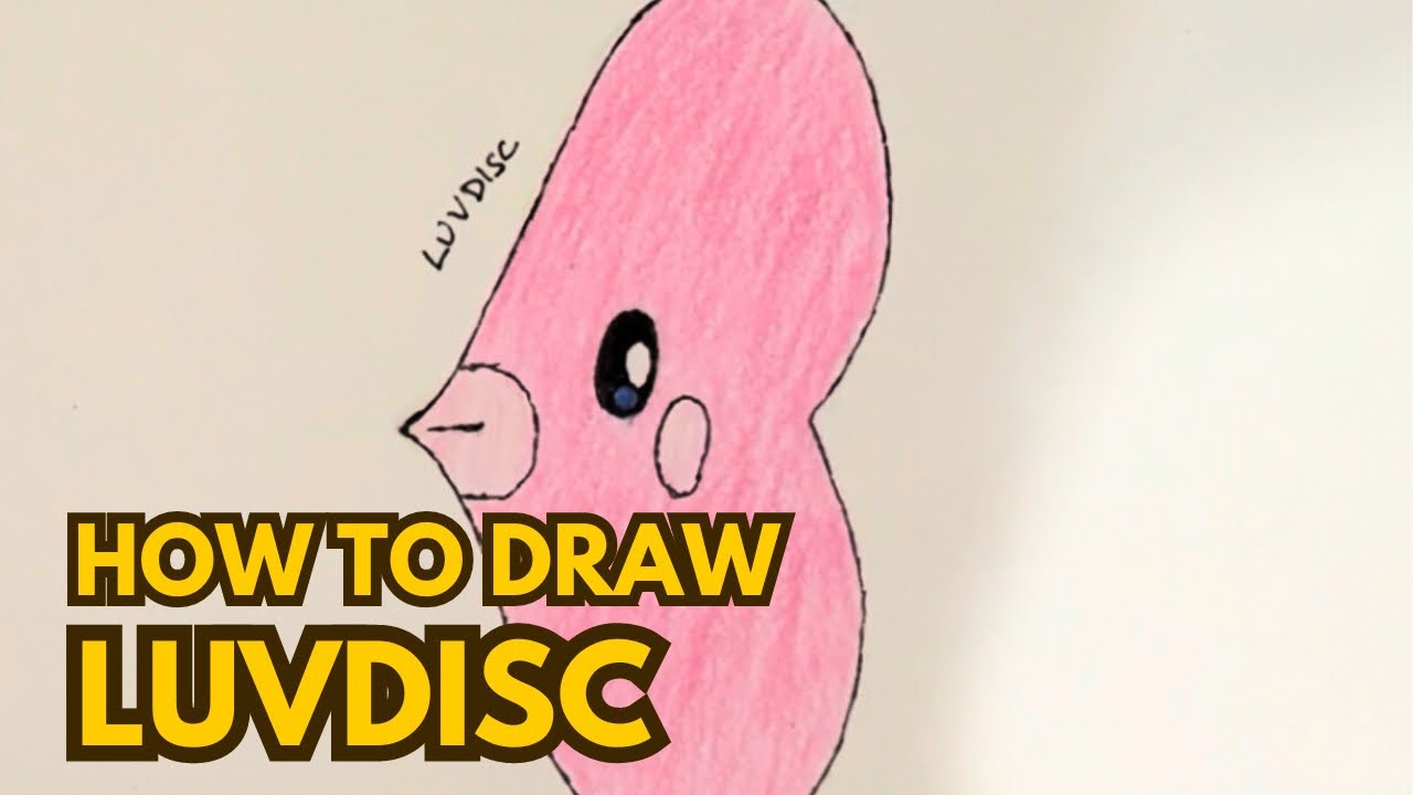 How to draw Luvdisc from Pok&eacute;mon